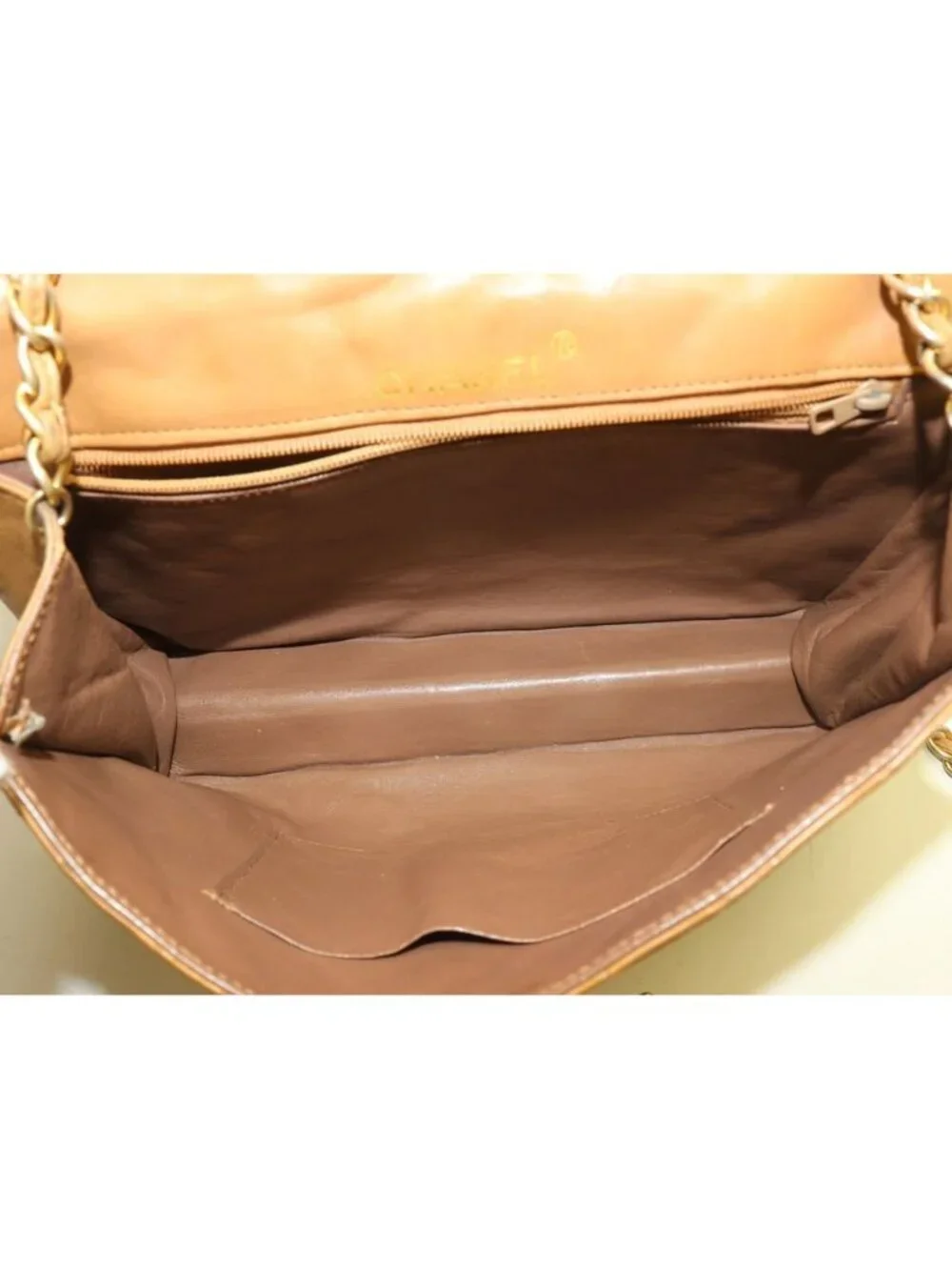 Chanel Lambskin Quilted Chain Shoulder Bag